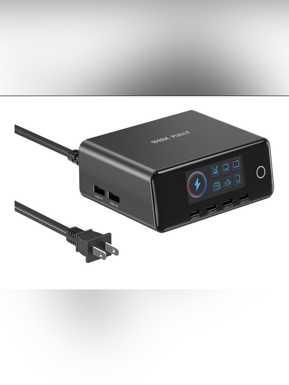 240W GaN Charger, 6-Port USB C Charger with 140W Max PD 3.1 Port